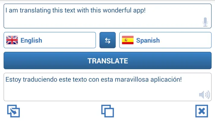 Translator android App screenshot 0