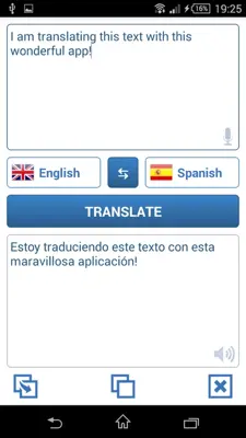 Translator android App screenshot 2